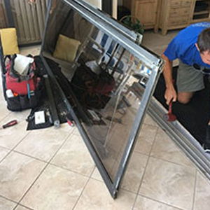 sliding glass door frame repair Encinitas